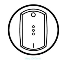 Legrand Celiane Графит Клавиша Выкл 2-пол инд