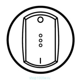 Legrand Celiane Графит Клавиша Выкл 2-пол инд