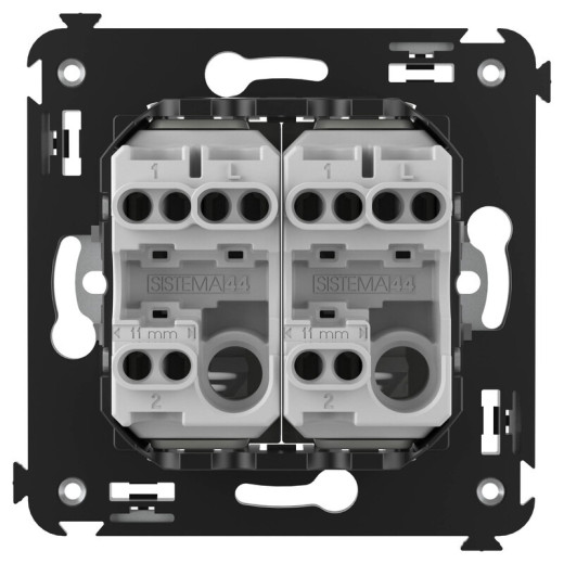 DKC Avanti Переключатель двухклавишный в стену, 