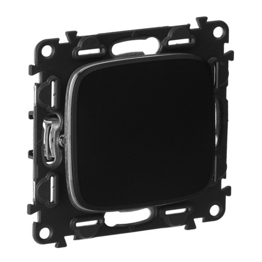 Legrand Valena ALLURE DIY Антрацит Выключатель 1-клавишный 10А 250В