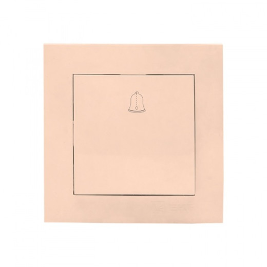 EKF PROxima Валенсия кнопка звонка 10А кремовая