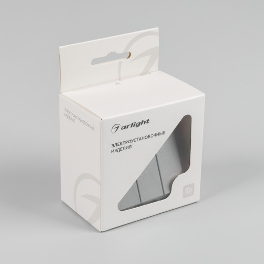 Arlight Механизм выключателя трехклавишный непроходной SWT-MK03-PL-GR-V (250V, 10A) (-)