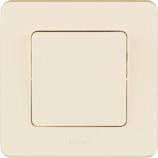 Legrand/Daccord INSPIRIA Слоновая кость Выключатель одноклавишный 10 AX - 250 В