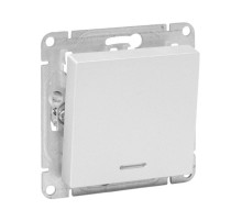 EKF Эпика Механизм выключателя, одноклавишный, с подсветкой, алюминий