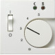 Gira S-55 Бел глянц Накладка регулятора теплого пола