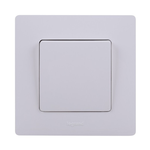 Legrand Etika Белый Переключатель промежуточный 1-клавишный, винтовые клеммы, 10AX, 250 В