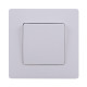 Legrand Etika Белый Переключатель промежуточный 1-клавишный, винтовые клеммы, 10AX, 250 В