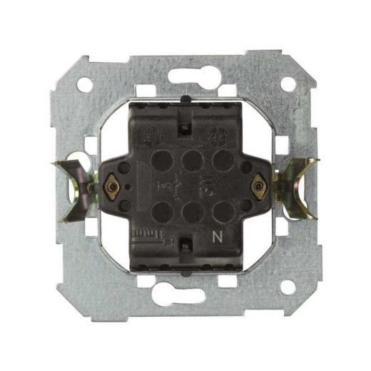 Simon 75 Мех Выключатель кнопочный с подсветкой