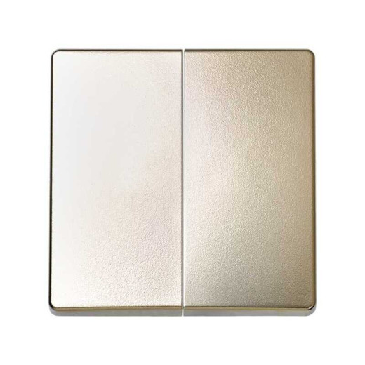 Simon 82 Клавиша двойная для перекрестного выключателя цвета шампань