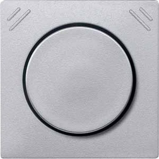 Schneider Electric Merten SM Алюминий Накладка светорегулятора поворотно-нажимного многофункц. с подсветкой , мех 577099