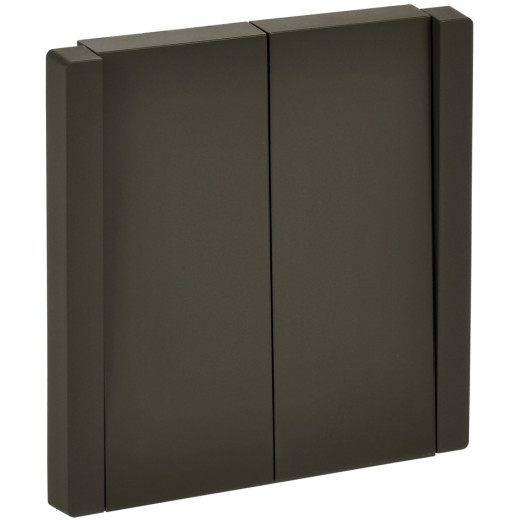 IEK FORTE&PIANO Серый Выключатель 2-кл 10А FP305