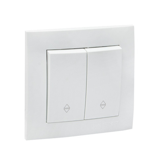 EKF PROxima Валенсия выключатель 2-кл. 10А белый проходной