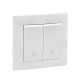 EKF PROxima Валенсия выключатель 2-кл. 10А белый проходной