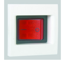 Simon Connect Графит Выключатель с подсветкой, биполярный, 16А, K45, 45х45мм