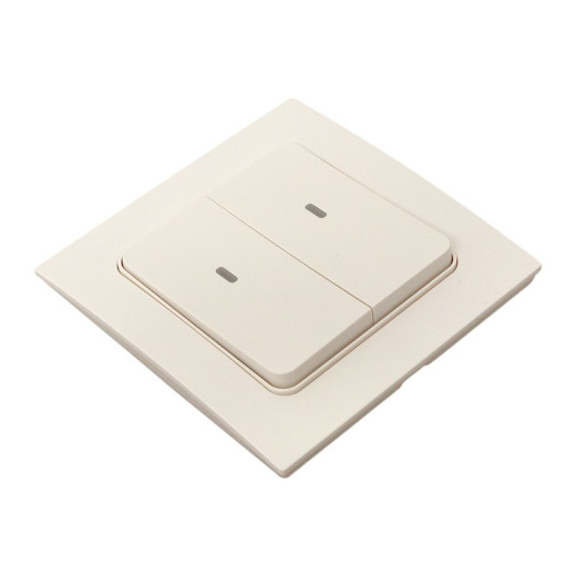 EKF Connect Умный беспроводной выключатель Стокгольм 2-кл. белый Zigbee