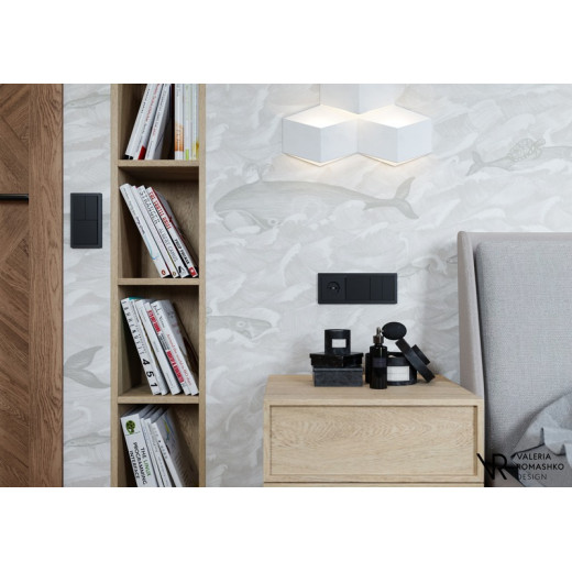 Schneider Electric Merten Механизм QuickFlex Переключателя 2-клавишного безвинт. зажим