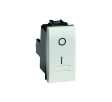 DKC Brava Двухполюсный выключатель, слоновая кость, 1мод.