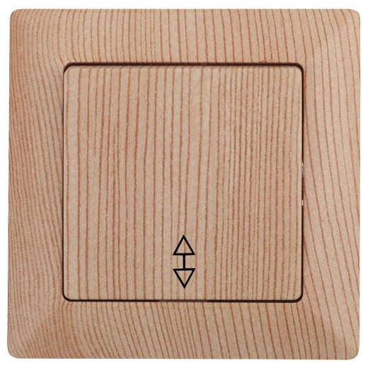 Intro 4-103-11 Переключатель, 10А-250В, СУ, Solo, сосна (10/200/3200)