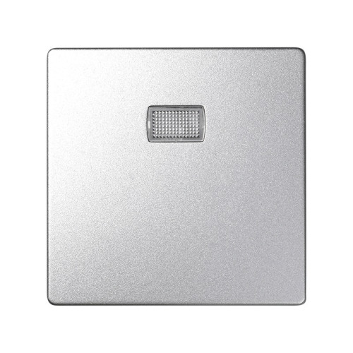 Simon 82 Detail Алюминий Накладка для вставки с пиктограм., для 1-кл.мех.кноп.выкл.и компл.