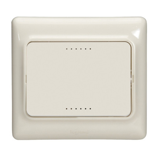 Legrand Kaptika Бежевый Выключатель 1-клавишный с/п