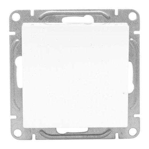 EKF Эпика Механизм выключателя, одноклавишный, проходной, белый