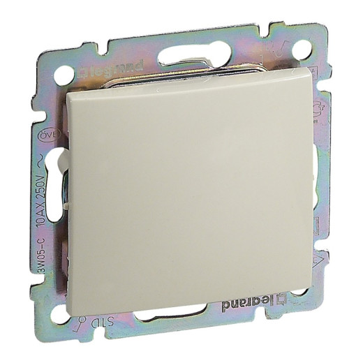 Legrand Valena Крем Переключатель 1-клавишный IP44