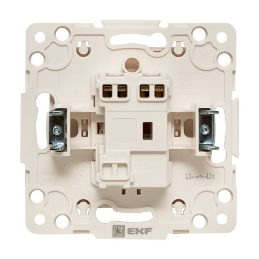 EKF PROxima Стокгольм Белый Выключатель 1-кл, 10А, винт.клеммы