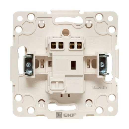 EKF PROxima Стокгольм Белый Выключатель 1-кл, 10А, винт.клеммы