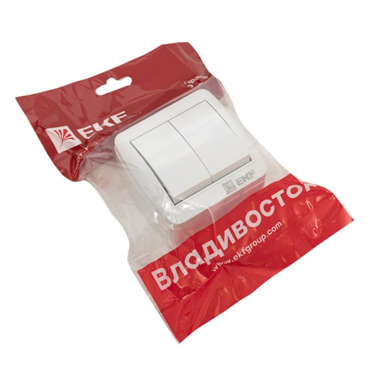 EKF PROxima Владивосток Выключатель 2-кл. 10А IP54 сер.