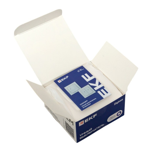 EKF Connect Умный выключатель Стокгольм 2-кл. белый Zigbee