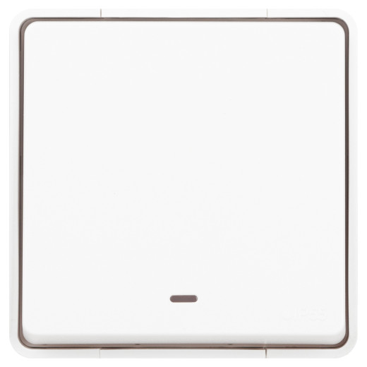 Выключатель ЭРА Эксперт 11-1502-01 с подсветкой IP55 10АХ-250В ОУ белый