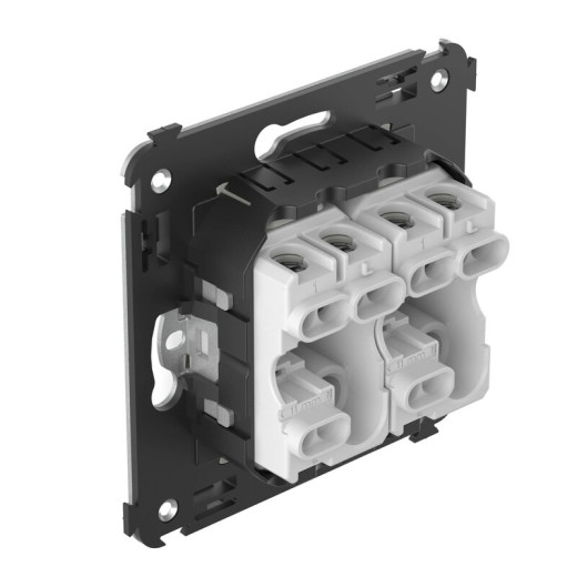 DKC Avanti Выключатель двухклавишный в стену, 