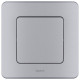 Legrand/Daccord INSPIRIA Алюминий Выключатель одноклавишный 10 AX - 250 В