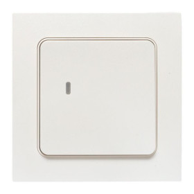 EKF Connect Умный беспроводной выключатель Стокгольм 1-кл белый Zigbee