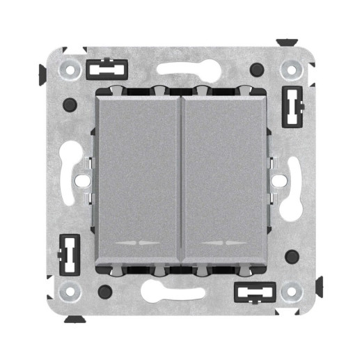 DKC Avanti Кнопка двухклавишная в стену, 