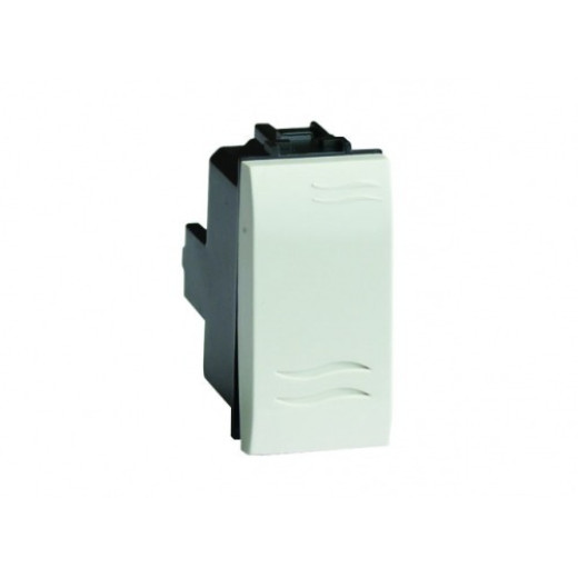 DKC Brava Выключатель, слоновая кость, 1мод.