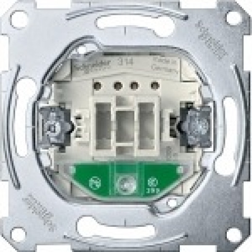 Schneider Electric Merten Механизм QuickFlex Выключателя 1-клавишного сх.1, 10A, с подсветкой
