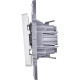 Legrand/Daccord INSPIRIA Белый Выключатель одноклавишный 10 AX - 250 В