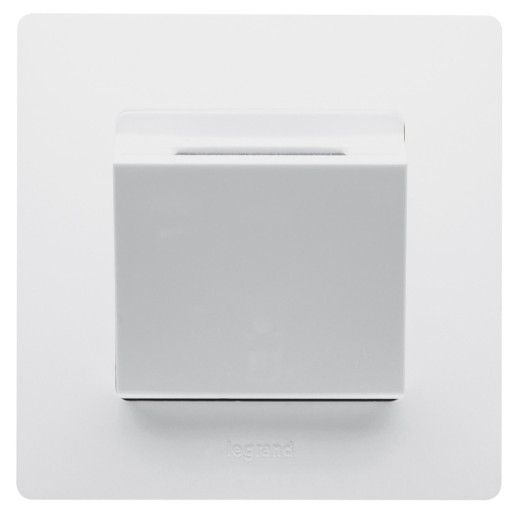Legrand Etika Белый Выключатель карточный с выдержкой времени, с подсветкой