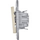 Legrand/Daccord INSPIRIA Слоновая кость Выключатель одноклавишный 10 AX - 250 В