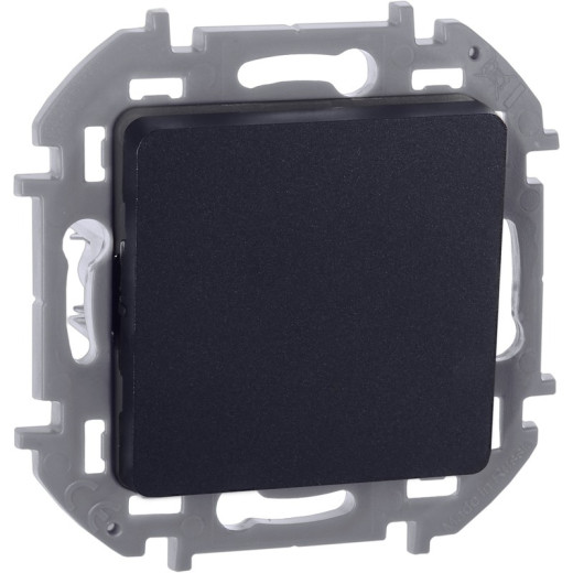 Legrand/Daccord INSPIRIA Антрацит Переключатель одноклавишный 10 AX - 250 В