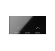 Simon 100 Черный глянец Клавиша выключателя жалюзи