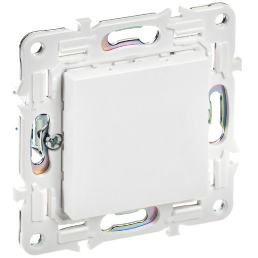 IEK SKANDY Арктический белый Заглушка с суппортом SK-C01W