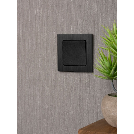 EKF PROxima Стокгольм Черный Выключатель проходной 1-кл, 10А ,винт.клеммы