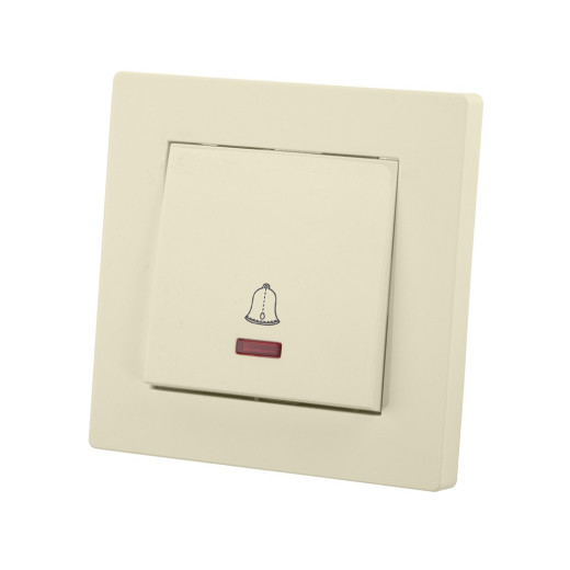 TDM Кнопка звонка с подсветкой 6А сл. кость 