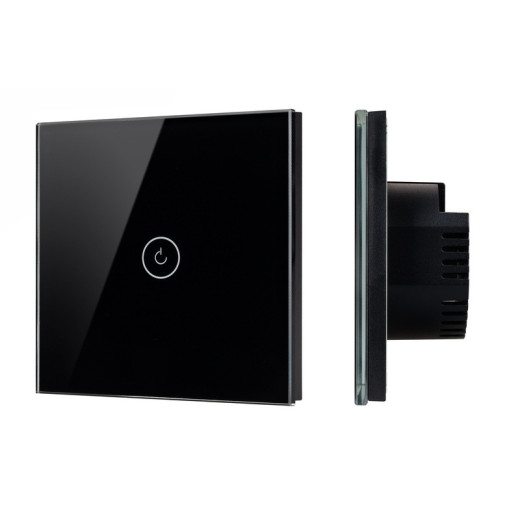 Arlight Выключатель сенсорный SWT-OMALI-S01-ZB-BK (250V, 10A, Zigbee) (Стекло)