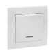 EKF PROxima Валенсия выключатель 1-кл. 10А белый с индикатором