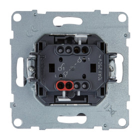 Legrand/Daccord SUNO Алюминий Выключатель 10АХ 250В. Безвинтовые зажимы.