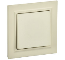 IEK BRITE Бежевый Выключ. 1-кл. 10А в сборе ВСР10-1-0-БрКр