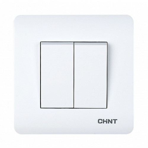 CHINT 2-клавишный проходной выключатель 10А 250В